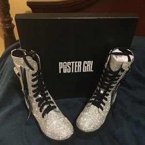 Dolls Kill Poster Girl Billionaire Bling Boots